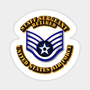 USAF - Staff Sergeant (E5) - Retired Magnet