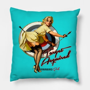 Target Acquired Warbird Girls Pillow