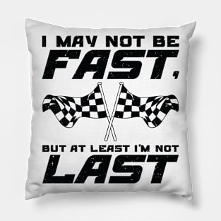 Sprint Car Dirt Track Racing Pillow