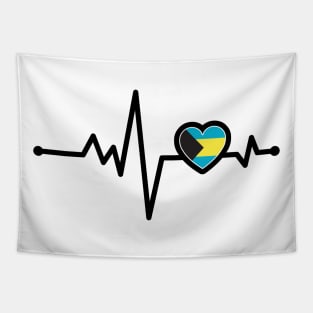 Bahamas Heart Monitor Tapestry