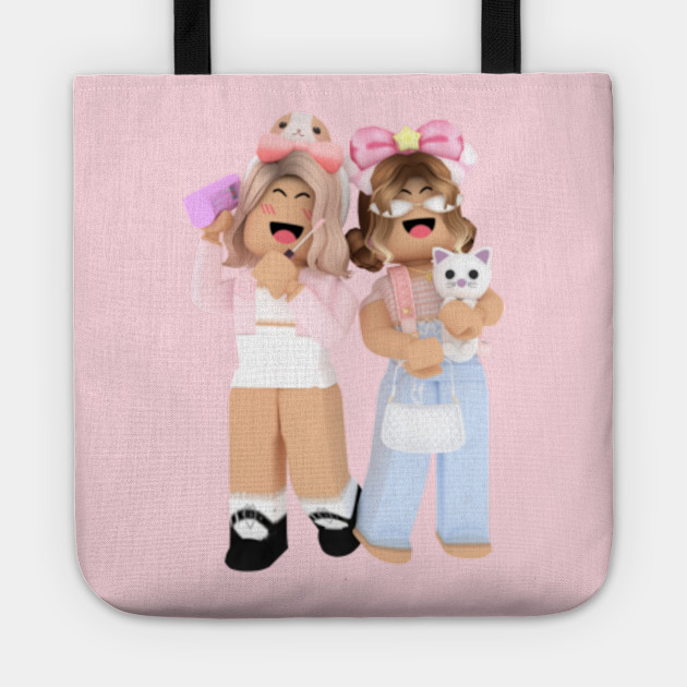 Roblox Girls Shopping Roblox Tote Teepublic - roblox shopping