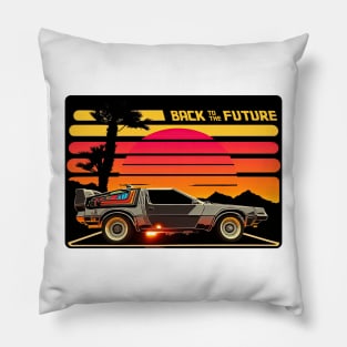 Back to the Delorean Pillow