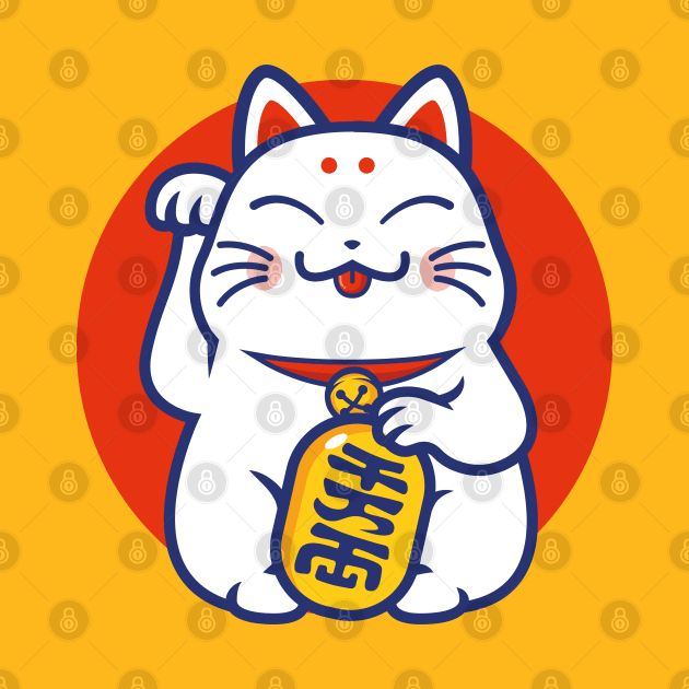 Lucky cat - Maneki-neko by redwane