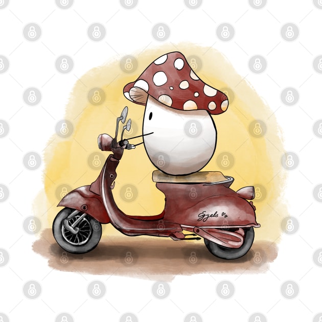 Eggels Retro Scooter by VictoriaLehnard