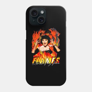 Flames on the side of my face Phone Case