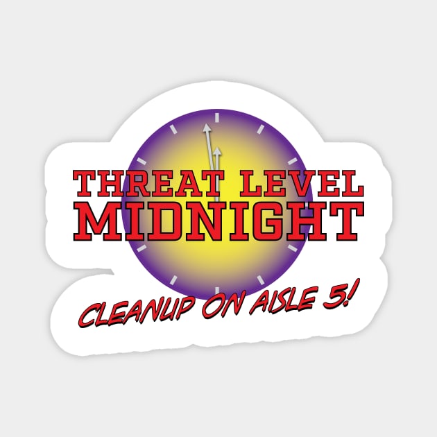 Threat Level Midnight Magnet by Shirt Happens