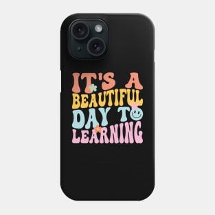 It's Beautiful Day For Learning Retro Teacher Students Women Phone Case