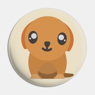 Cute Minimal Puppy Dog Pin