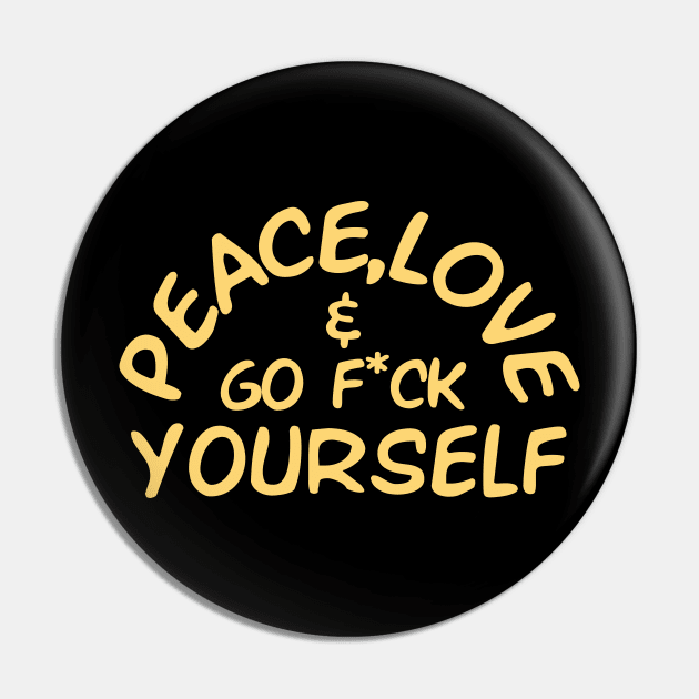 Peace, Love and Hey Bob Pin by Vault Emporium