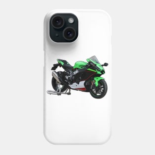 Ninja ZX10R Bike Illustration Phone Case