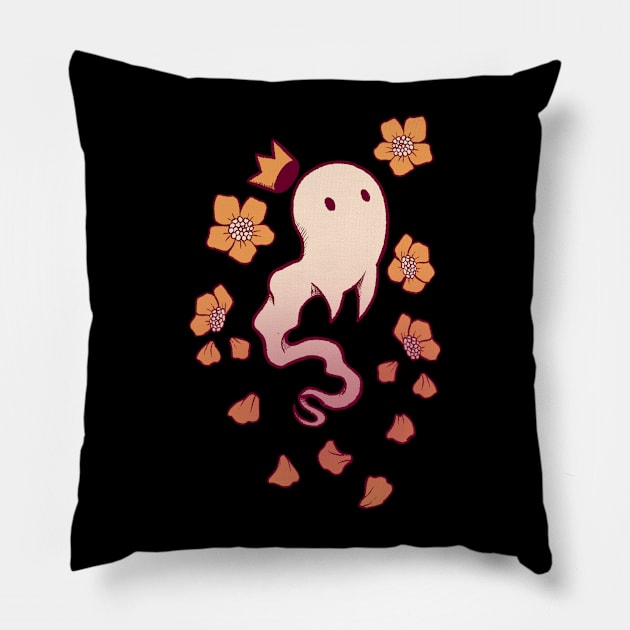 A Pleasant Decay Pillow by DustbunnyStudios