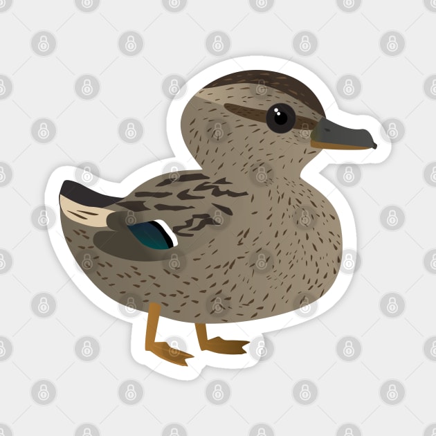 Cute female mallard Magnet by Bwiselizzy