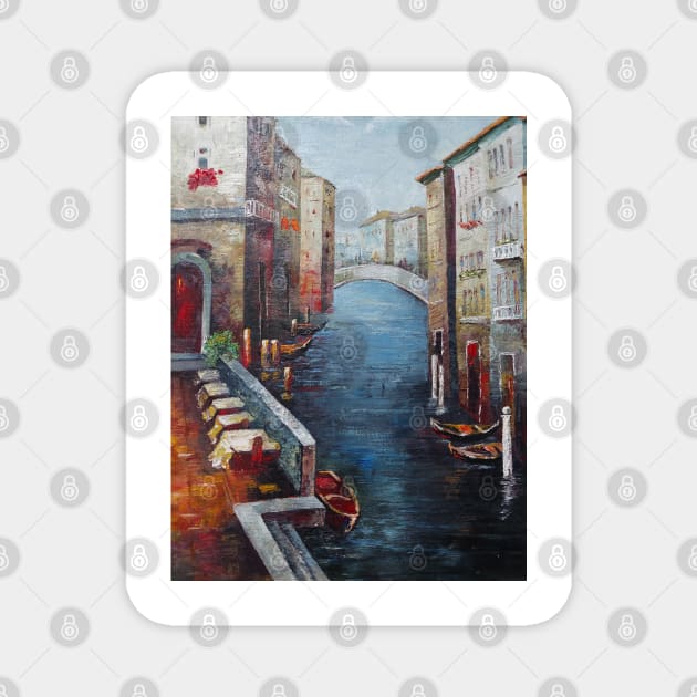 Unknown Artist Venice 1800 Magnet by Printorzo