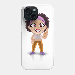 hot beautiful girl cartoon character for young kids Phone Case