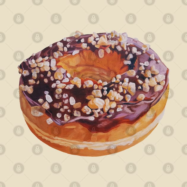 Salted Caramel Donut painting by EmilyBickell