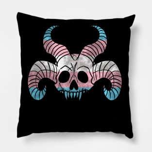 Sea Devil Transgender Pride Pillow