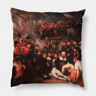 The Death of Nelson by Benjamin West Pillow