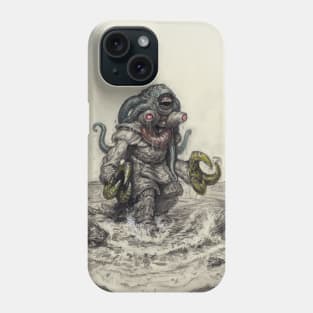 Water Kaiju (With Background) Phone Case