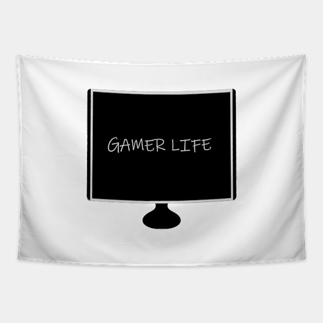 GAMER LIFE Tapestry by jcnenm