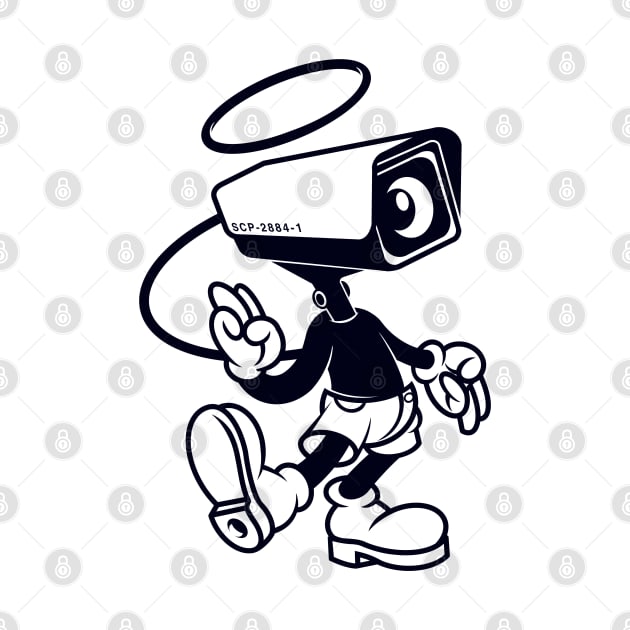 Retro Vintage SCP 2884 Cartoon Character by StudioPM71