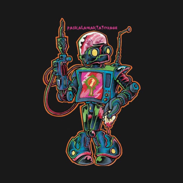 T shirt, tattoocandyrobot by Paskalamak