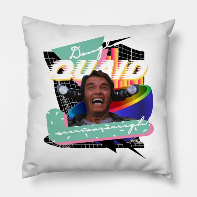 Douglas Quaid TR Retro Pillow by BURBS