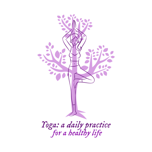 Yoga: a Daily Practice for a Healthy Life by TrendyShopTH