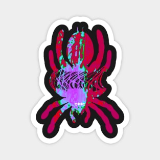 Tarantula Silhouette V43 (Tie Dye) Magnet