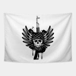 army skull Tapestry