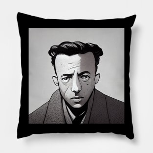 Albert Camus | Manga Style Pillow