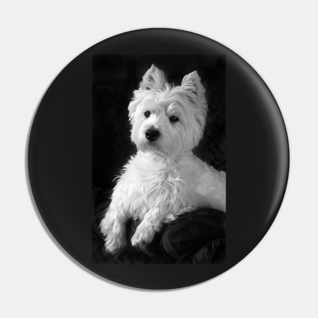 Westie Pin by princess-pirate