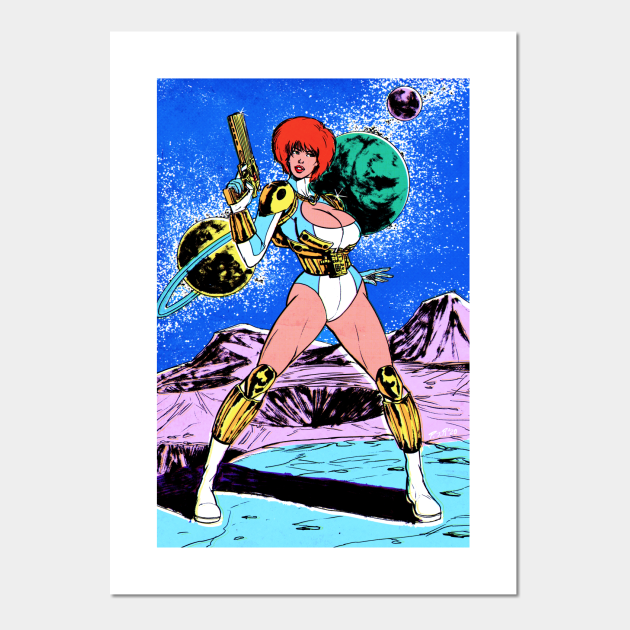 Space Bitch Poster - Posterart - Posters and Art Prints