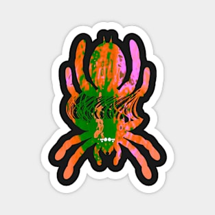 Tarantula Silhouette V73 (Tie Dye) Magnet