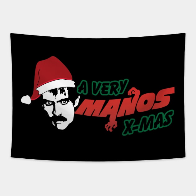 A Very Manos Xmas: The Festive Hands of Fate Tapestry by Movie Vigilante