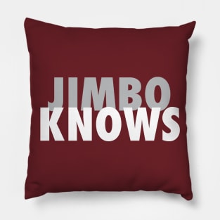 Jimbo Knows Pillow