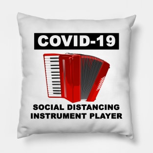 Distancing instrument accordion Pillow