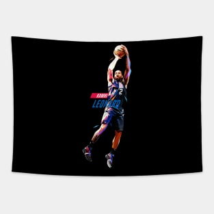 Kawhi Leonard Low Poly Tapestry