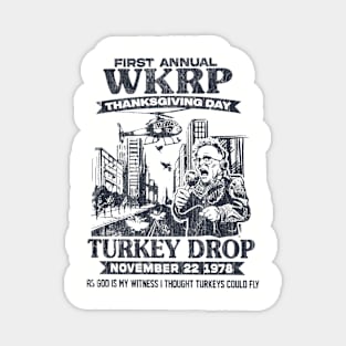 WKRP TURKEY DROP 1978 Magnet