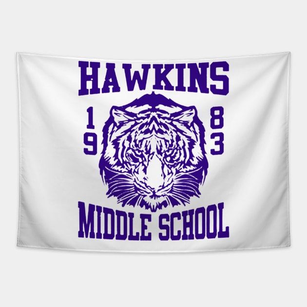 Hawkins Middle School Tigers 1983 Tapestry by VivianJM