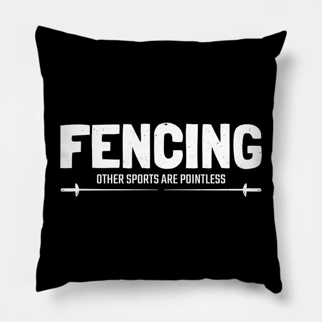 fencing Pillow by Tali Publik