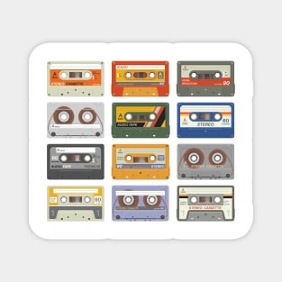 Retro Music Mix Tape Magnet