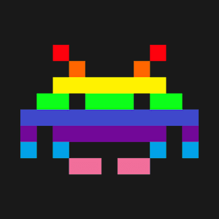 Rainbow invader T-Shirt