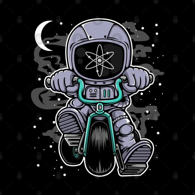 Astronaut Cosmos Crypto ATOM Coin To The Moon Token Cryptocurrency Wallet HODL Birthday Gift For Men Women Kids by Thingking About