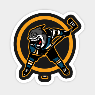 Shark Design San Jose Hockey Magnet