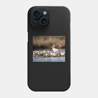 White Pelican and his "Groupies" Phone Case