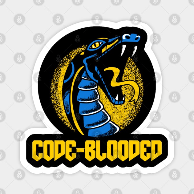 Code-Blooded Programmer Magnet by Cyber Club Tees