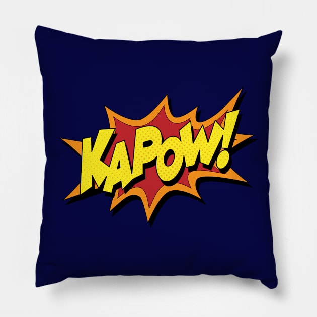 Kapow Comic Design Pillow by Hotshots