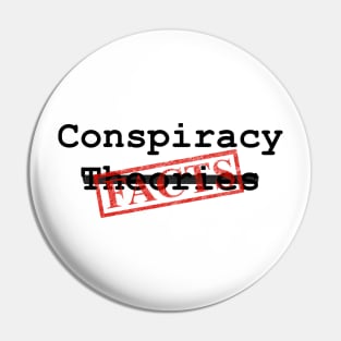 Conspiracy Facts Pin