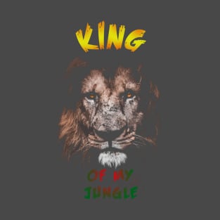 Male lion "king of my jungle" T-Shirt