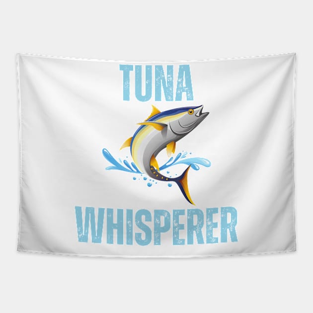 Tuna Whisperer Tapestry by HobbyAndArt